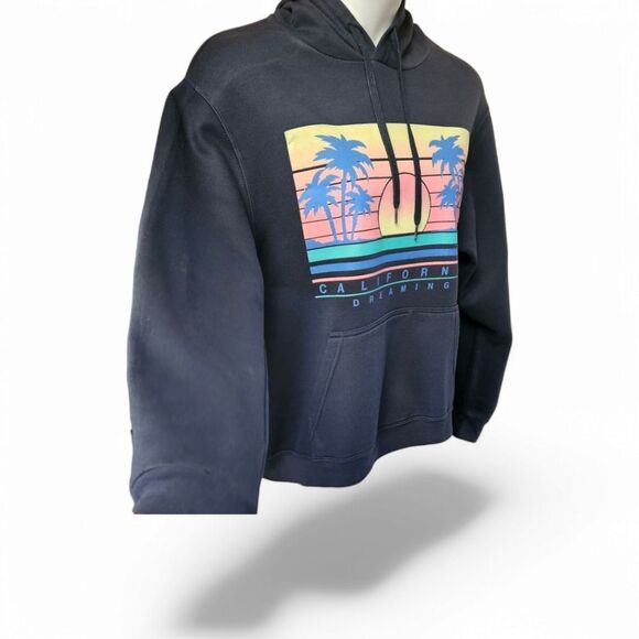 CALL YOUR MOTHER Women's California Dreaming Hooded Pullover Sweatshirt Size L - Picture 5 of 14